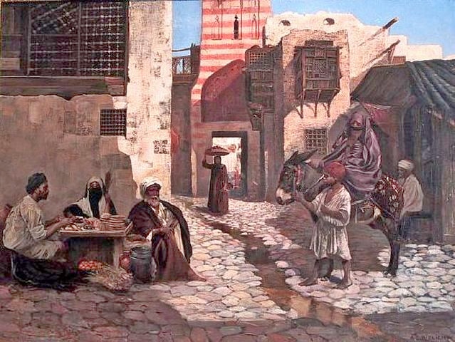 Orientalische Straszenszene
